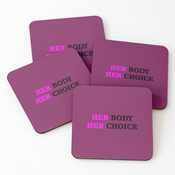 Item preview, Her Body Her Choice pink pink designed and sold by oxoxoxo.