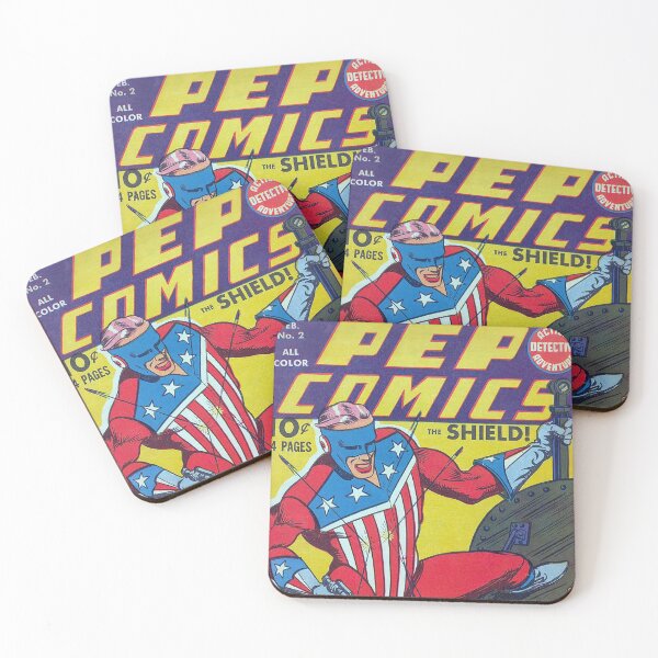 Item preview, PEP Comics, Issue 2 Cover Art, 1940. Introducing 'The Shield' designed and sold by The-Hist-Image.
