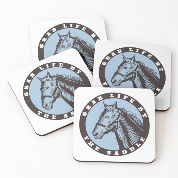 Item preview, Horse Grab Life by the Saddle designed and sold by whyitsme.