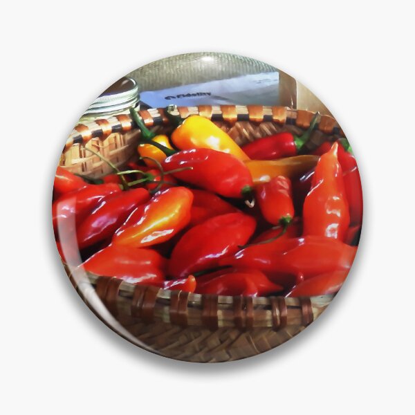 Artikelvorschau, Vegetables - Hot Peppers in Farmers Market entworfen und verkauft von Susan Savad.