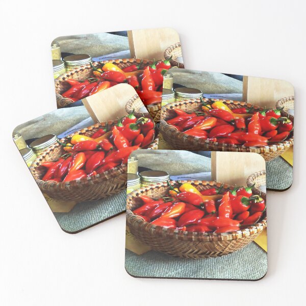 Artikelvorschau, Vegetables - Hot Peppers in Farmers Market entworfen und verkauft von Susan Savad.