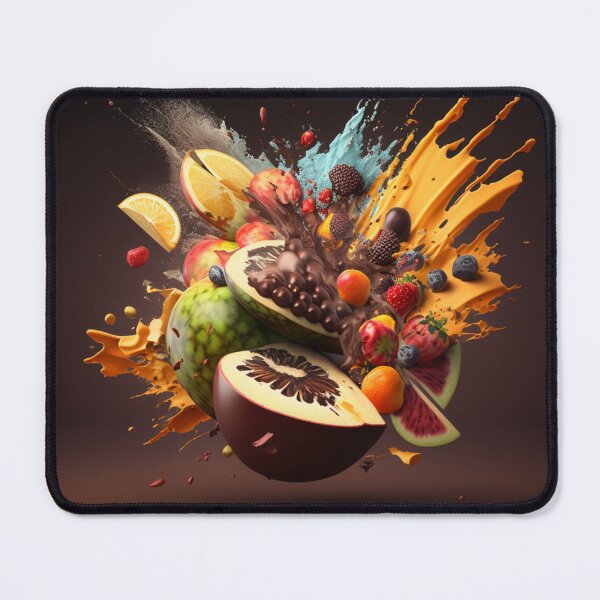 Item preview, Abstract Bomb of Tropical Fruit and Chocolate Flavors designed and sold by DaniFantasy.