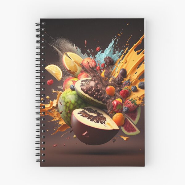 Item preview, Abstract Bomb of Tropical Fruit and Chocolate Flavors designed and sold by DaniFantasy.
