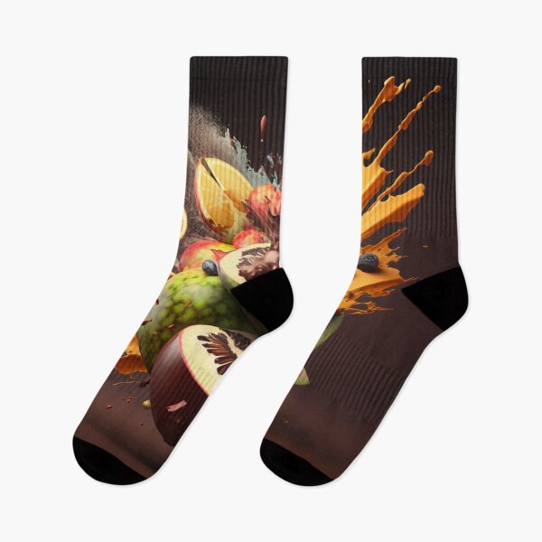 Item preview, Abstract Bomb of Tropical Fruit and Chocolate Flavors designed and sold by DaniFantasy.