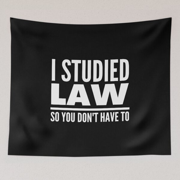 Item preview, I Studied Law So You Don't Have To  designed and sold by FunnyFactDesign.