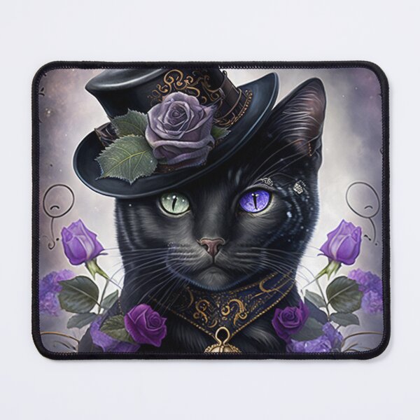 Item preview, Black Cat With A Hat  designed and sold by Nocturne  Paws.