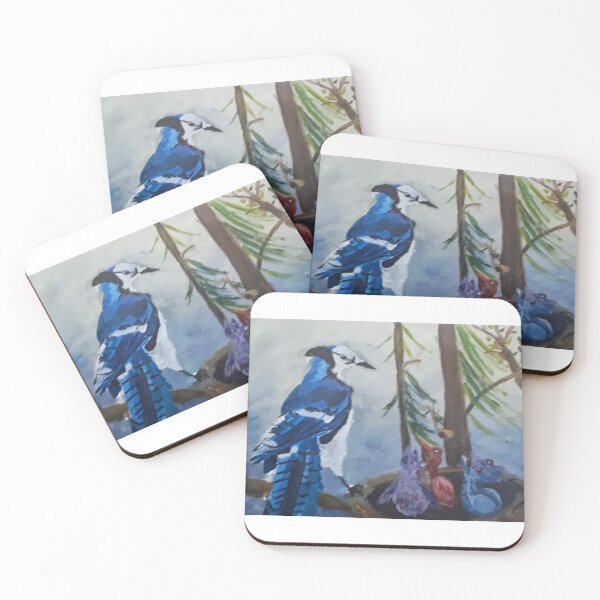 Item preview, Blue jay family designed and sold by Beckysart1990.