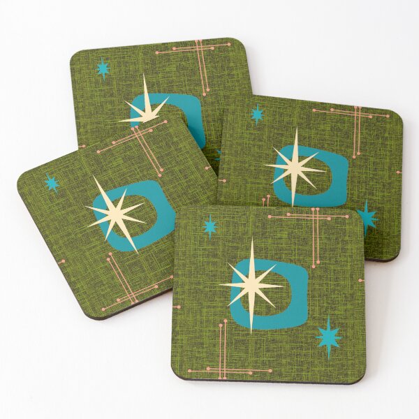 Item preview, Abstract Atomic in Avocado designed and sold by StarLiteRetro.