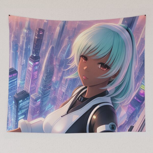Item preview, Cyberselfie Gworl | Black Anime Girl designed and sold by blackanimemecca.
