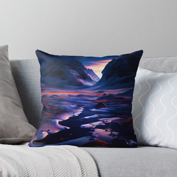 Aperçu de l'œuvre Fantasy Landscape Art, Blue Comet créée et vendue par Fantasy Masterpiece.