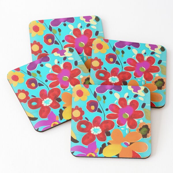 Item preview, Seventies Inspired Hothouse Florals Painting designed and sold by taiche.