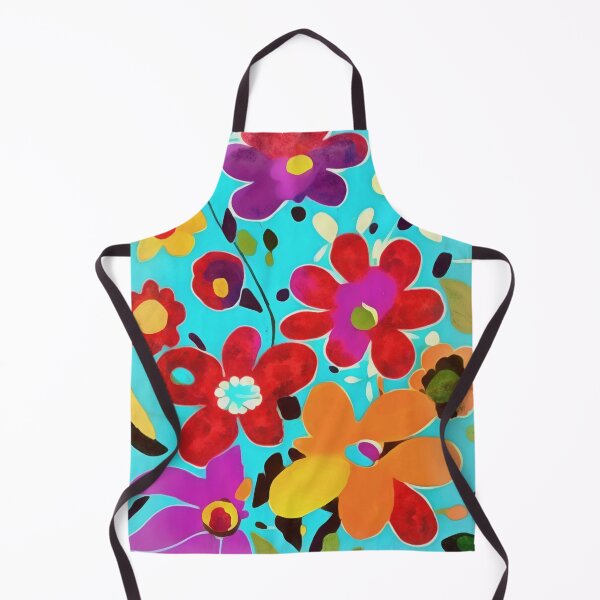 Item preview, Seventies Inspired Hothouse Florals Painting designed and sold by taiche.