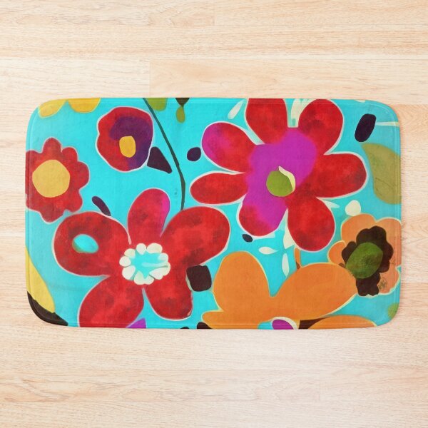 Item preview, Seventies Inspired Hothouse Florals Painting designed and sold by taiche.