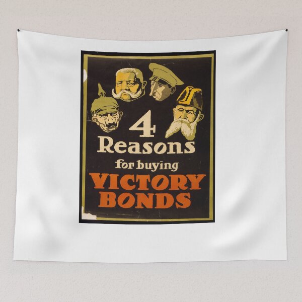 Item preview, 4 Reasons For Buying Victory Bonds - WWI Propaganda designed and sold by Oldetimemercan.