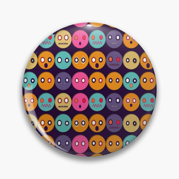 Vibrant Smiley Face Buttons Fun Buttons, Colorful Buttons, Kawaii