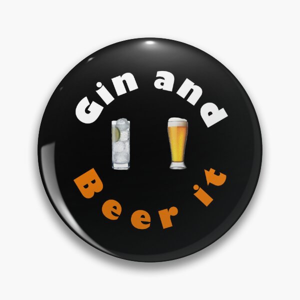 Artikelvorschau, GIN AND BEER IT entworfen und verkauft von DMcK Designs.