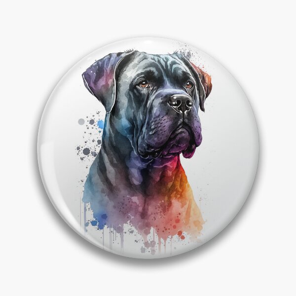 Item preview, Colorful Cane Corso Watercolor Art designed and sold by doglovershirts.