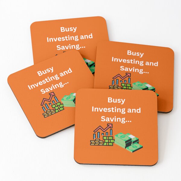 Item preview, Busy Investing and Saving... designed and sold by UpcomingTech.