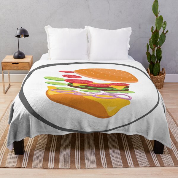 Item preview, Awesome Burger falling down - I love Burger designed and sold by thewishdesigns.