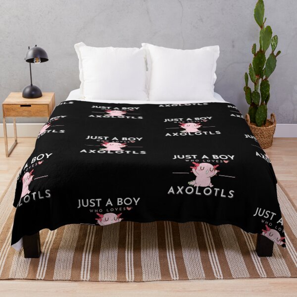 Item preview, Just A BOY Who Loves Axolotl-Axolotl_lover_gift_idea designed and sold by Worldofseries.