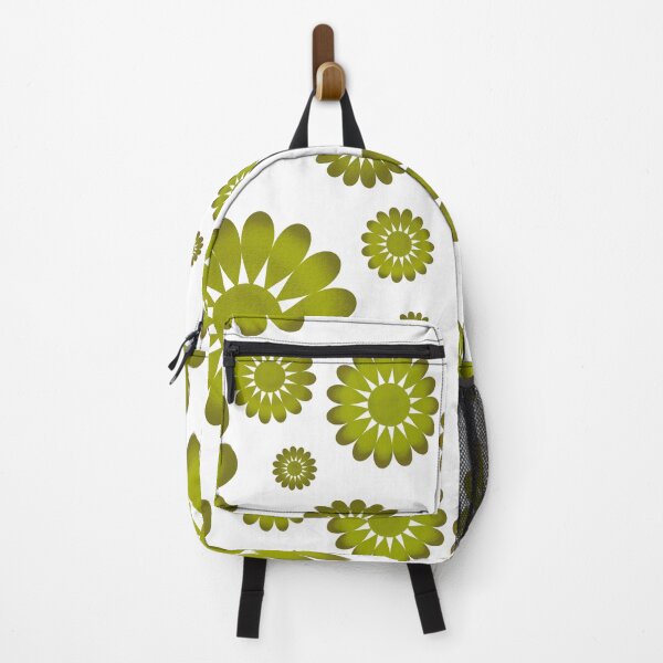 Item preview, Retro Daisies in Avocado designed and sold by StarLiteRetro.