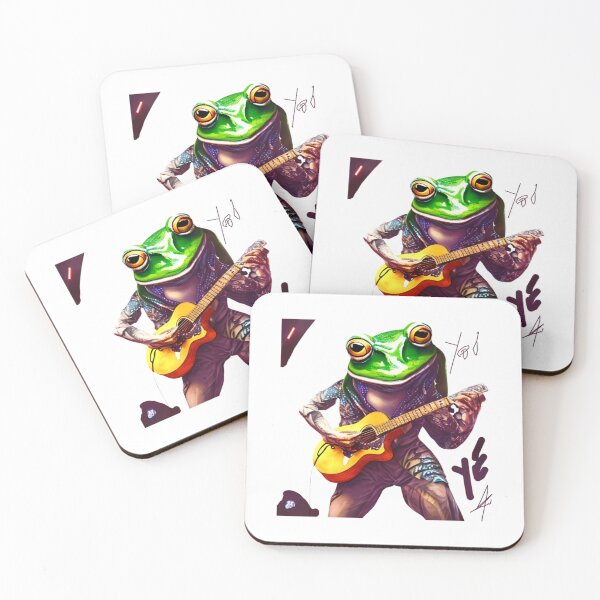 Item preview, frog musician designed and sold by NEWARTAGE.