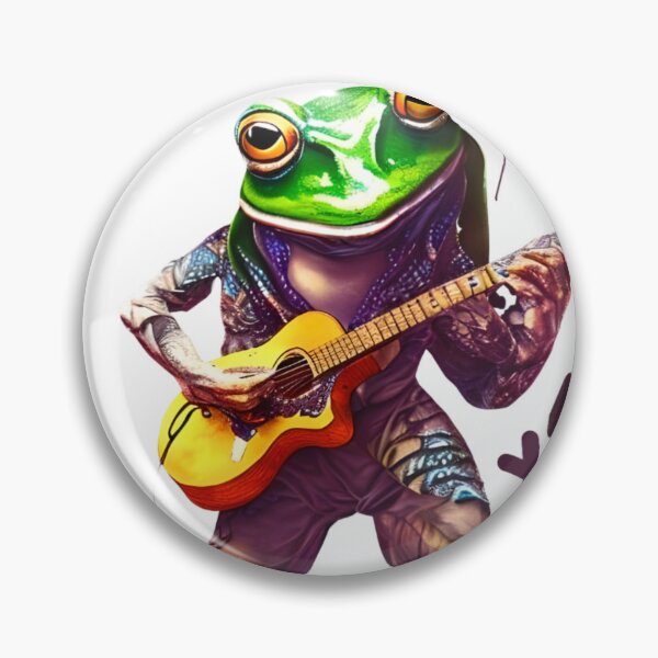 Item preview, frog musician designed and sold by NEWARTAGE.