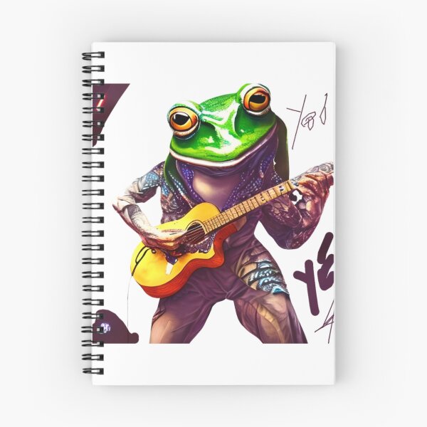 Item preview, frog musician designed and sold by NEWARTAGE.