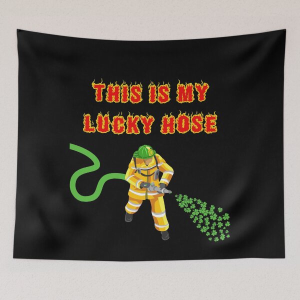 Item preview, This is my lucky hose- St patricks day firefighter, funny gifts for fireman saint patricks day 2 designed and sold by VectorPower.