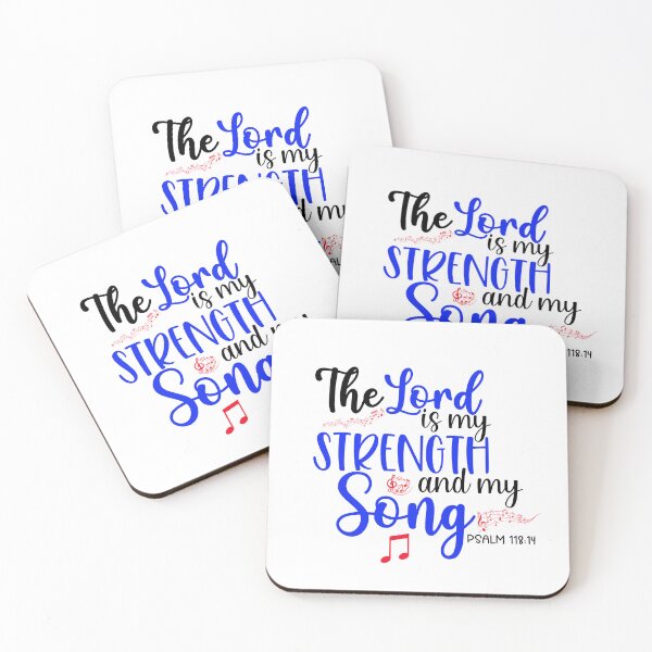 Artikelvorschau, Göttliche Melodie der Hoffnung Psalm 118 14 entworfen und verkauft von Bliss Find And Design.