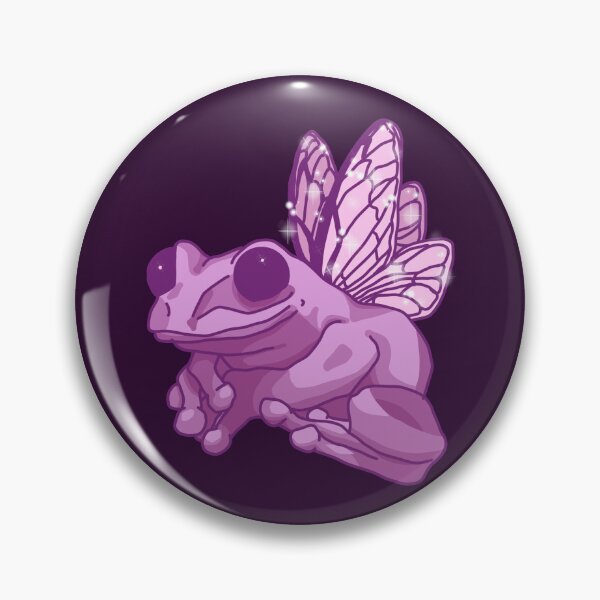 Item preview, Purple Fairy Glitter Frog designed and sold by evenspookier.