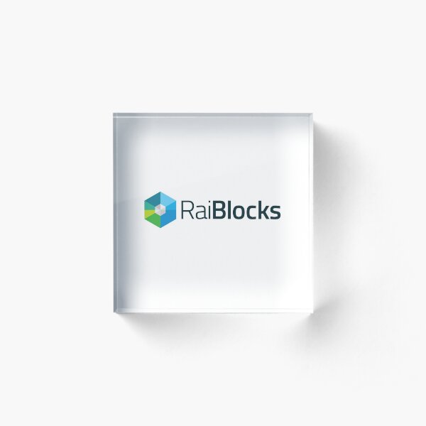 RaiBlocks Acrylic Block