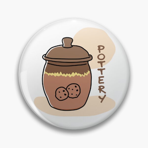 Item preview, Pottery Cookie Jar designed and sold by Teequeque.