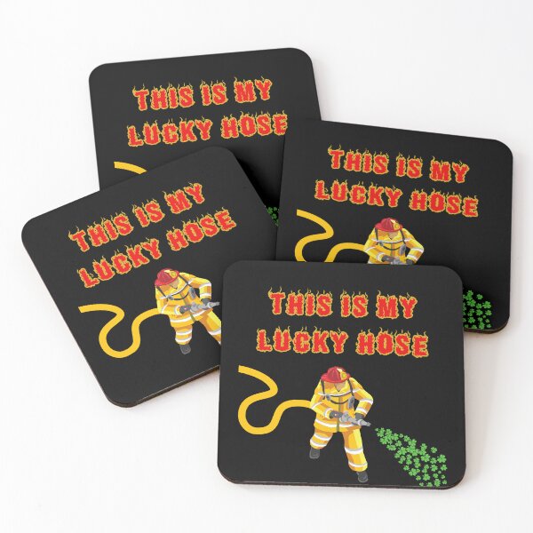 Item preview, This is my lucky hose- St patricks day firefighter, funny gifts for fireman saint patricks day 3 designed and sold by VectorPower.