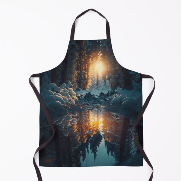 Item preview, Fantasy Landscape Art, Icy Pond designed and sold by Fantasy Masterpiece.