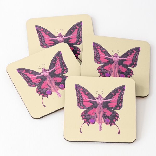 Item preview, Art noveau butterfly lady designed and sold by pinkyfish1010.