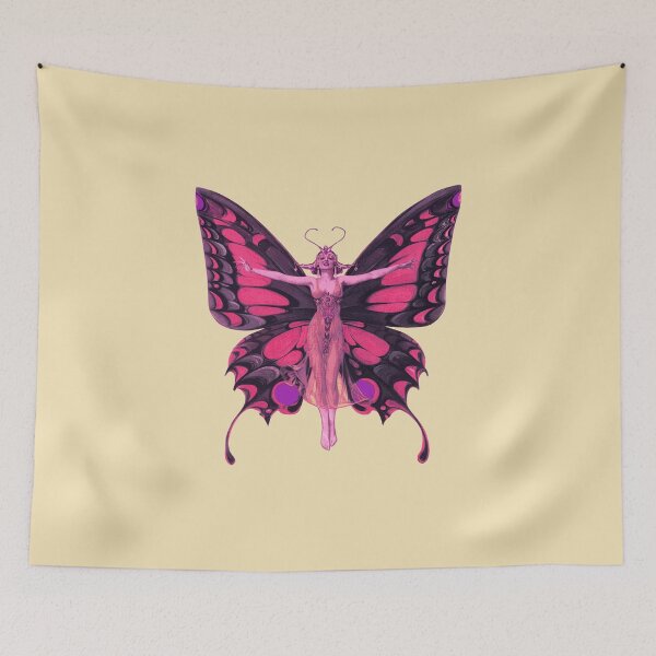 Item preview, Art noveau butterfly lady designed and sold by pinkyfish1010.