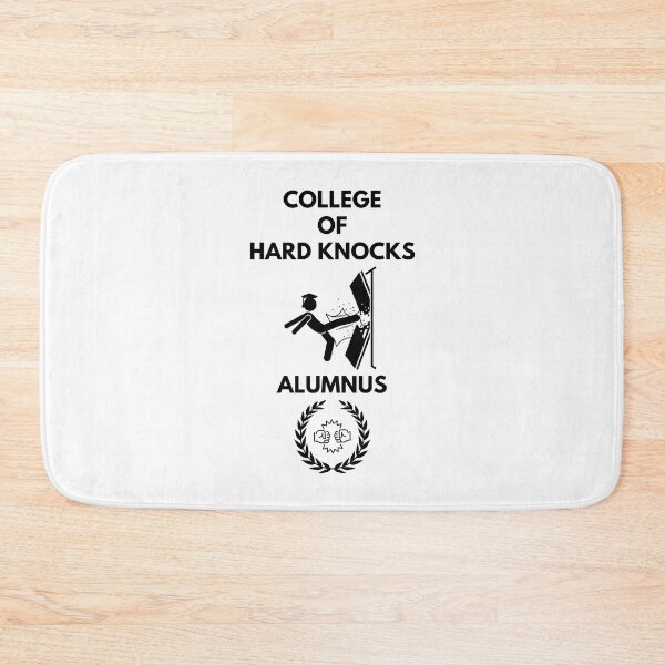 Item preview, The College of Hard Knocks Alumnus - Black Stenciled designed and sold by signshirtz.