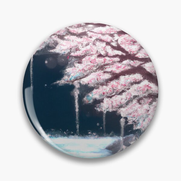Item preview, Cherry Blossom Tree Alongside a river  designed and sold by Lilos-Art.