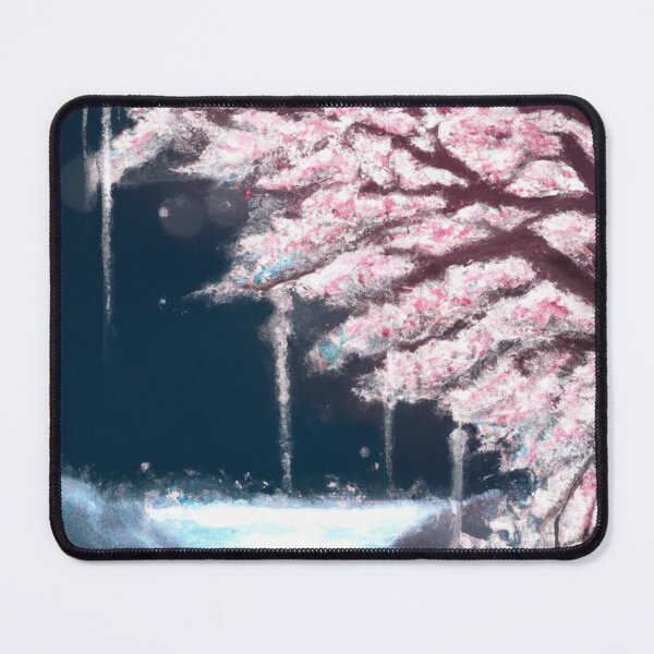 Item preview, Cherry Blossom Tree Alongside a river  designed and sold by Lilos-Art.