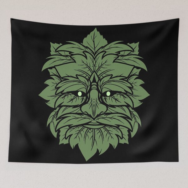 Item preview, TRADITIONAL CELTIC WICCA PAGAN GREENMAN T-SHIRT AND MERCHANDISE designed and sold by ShirtWreck.