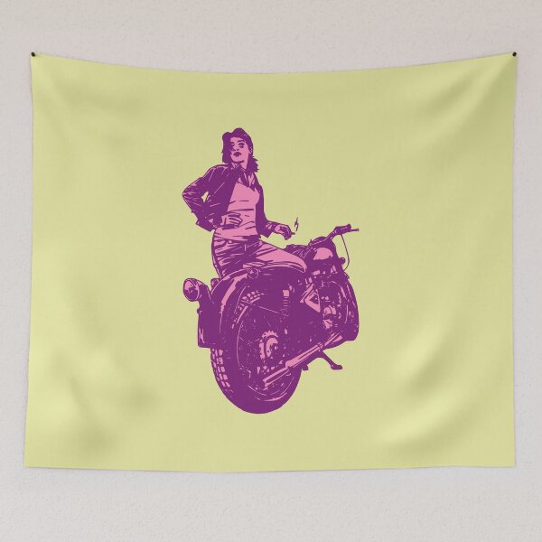 Item preview, Women who ride motorcycle girl designed and sold by pinkyfish1010.