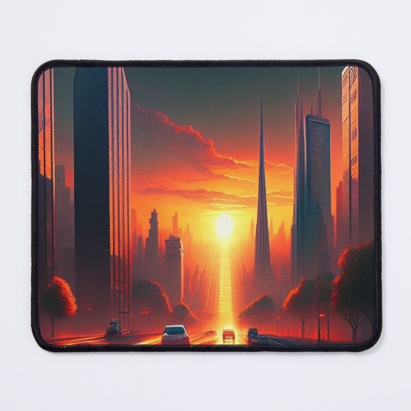 Item preview, Sunrise over the city designed and sold by cruzanworks.