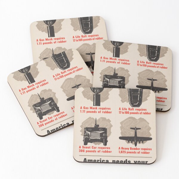 Item preview, America Needs Your Scrap Rubber WWII Poster designed and sold by Oldetimemercan.