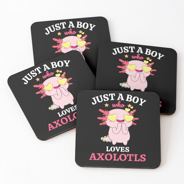 Item preview, Just A BOY Who Loves Axolotl-Axolotl_lover_gift_idea designed and sold by Worldofseries.