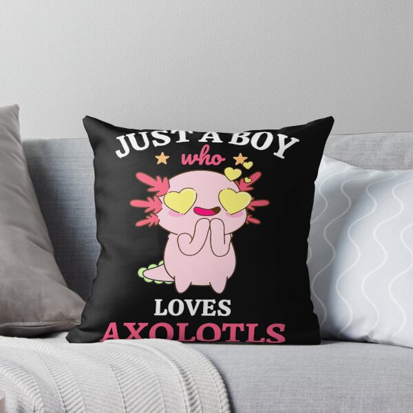 Item preview, Just A BOY Who Loves Axolotl-Axolotl_lover_gift_idea designed and sold by Worldofseries.