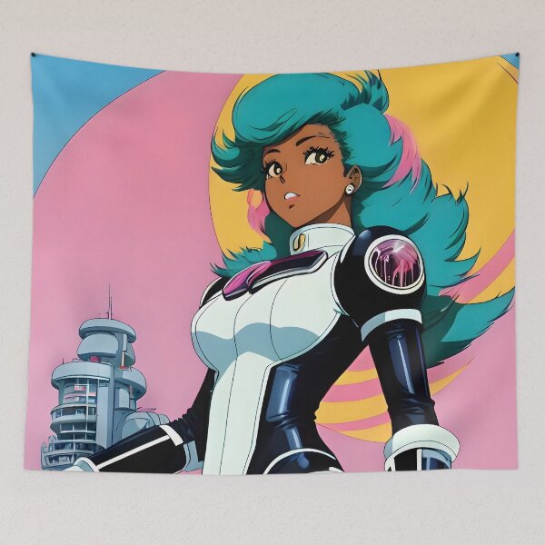 Item preview, Sky Promenade | Black Anime Girl designed and sold by blackanimemecca.