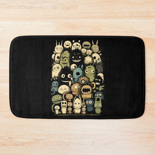 Item preview, Black and white monster dodle art designed and sold by ToySenTrends.