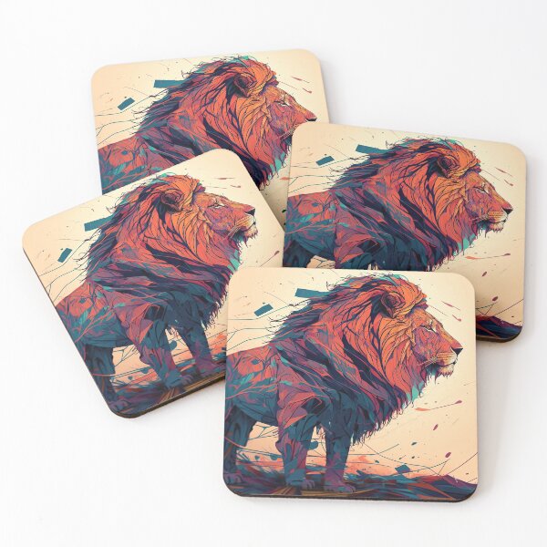 Item preview, Standing lion designed and sold by Warehouse46.