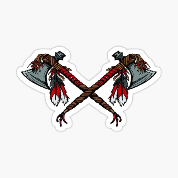 Braves Tomahawk Logo Sticker for Sale by mya liz